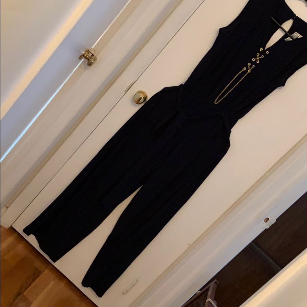 Navy blue jumpsuit